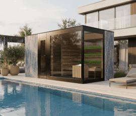 Poolhaus-Sauna Kombi